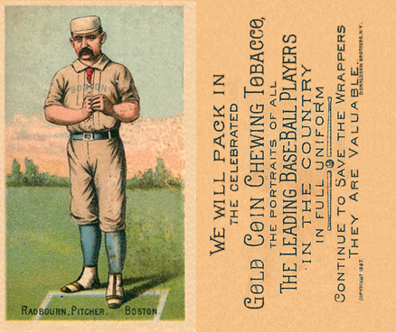 1887 Buchner Gold Coin Old Hoss Radbourn # Baseball Card