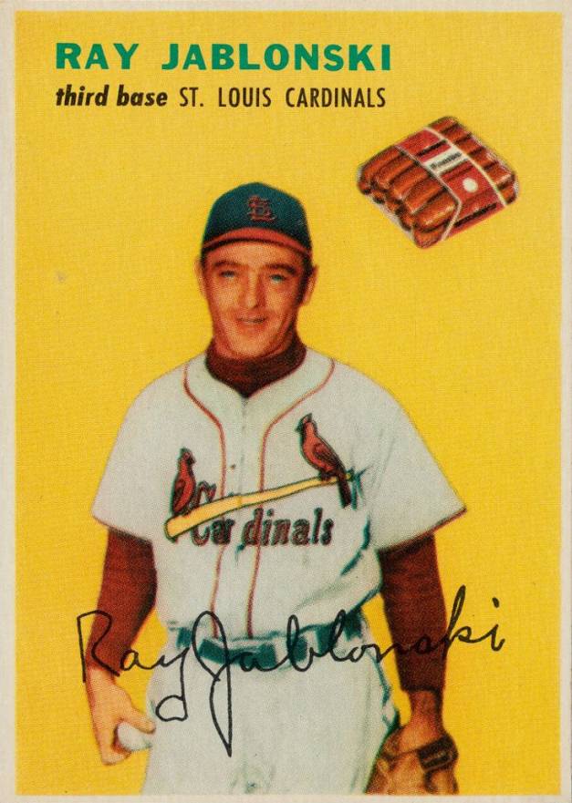 1954 Wilson Franks Ray Jablonski # Baseball Card