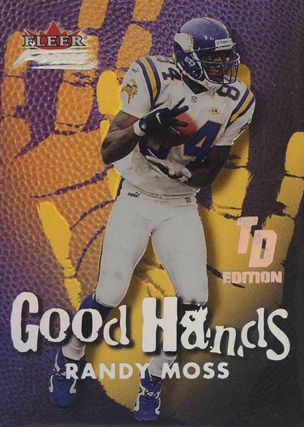 2000 Fleer Focus Good Hands Randy Moss #5 Football Card