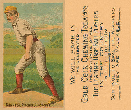 1887 Buchner Gold Coin Doc Kennedy # Baseball Card
