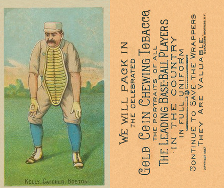 1887 Buchner Gold Coin King Kelly # Baseball Card