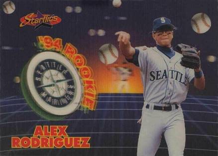 1994 Sportflics 2000 Rookie/Traded 3-D Rookies Alex Rodriguez #TR11 Baseball Card