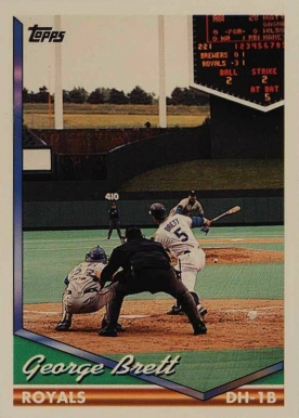 1994 Topps George Brett #180 Baseball Card