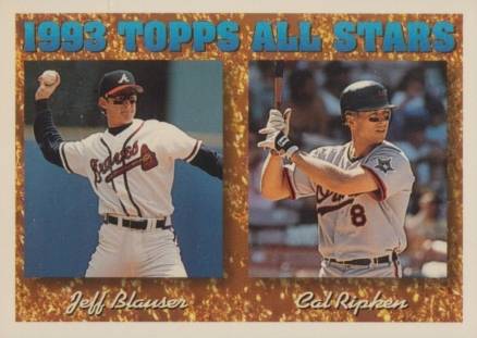 1994 Topps Topps All-Stars Blauser/Ripken #387 Baseball Card