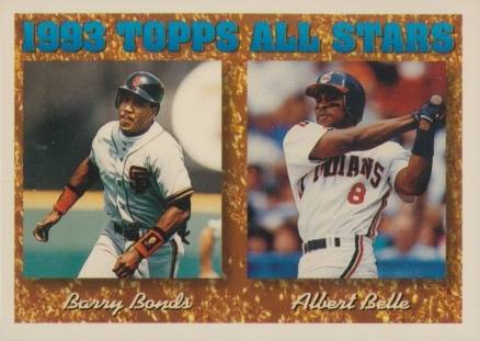 1994 Topps Topps All-Stars Bonds/Belle #390 Baseball Card