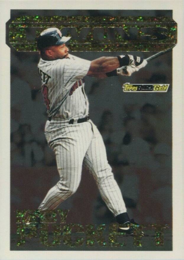 1994 Topps Black Gold Kirby Puckett #17 Baseball Card