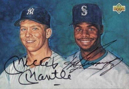 1994 Upper Deck Ken Griffey Jr./Mickey Mantle # Baseball Card