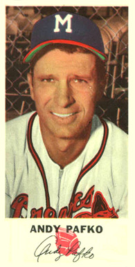 1954 Johnston Cookies Braves Andy Pafko #48 Baseball Card