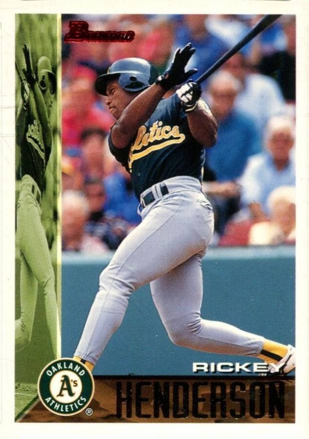 1995 Bowman Rickey Henderson #316 Baseball Card