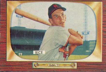 1955 Bowman Del Rice #106 Baseball Card