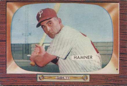 1955 Bowman Granny Hamner #112 Baseball Card