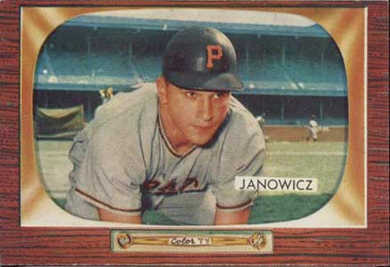 1955 Bowman Vic Janowicz #114 Baseball Card