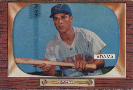 1955 Bowman Bobby Adams #118 Baseball Card