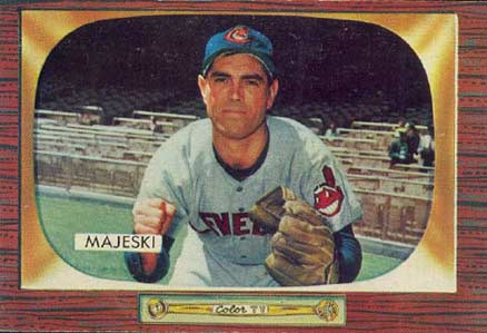 1955 Bowman Hank Majeski #127 Baseball Card