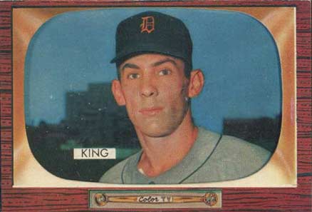 1955 Bowman Charles King #133 Baseball Card
