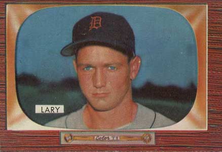 1955 Bowman Frank Lary #154 Baseball Card