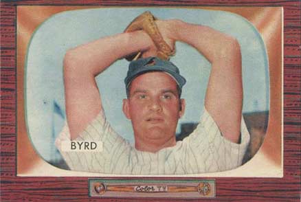 1955 Bowman Harry Byrd #159 Baseball Card