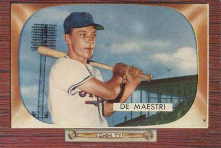 1955 Bowman Joe DeMaestri #176 Baseball Card