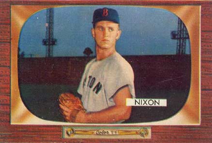 1955 Bowman Willard Nixon #177 Baseball Card