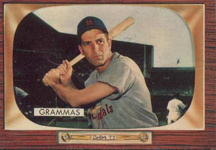 1955 Bowman Alex Grammas #186 Baseball Card