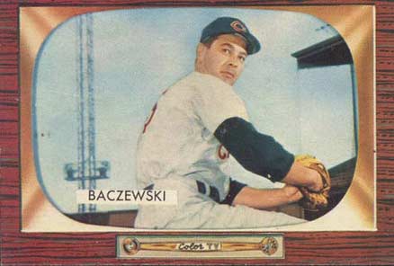 1955 Bowman Fred Baczewski #190 Baseball Card