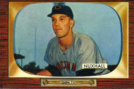 1955 Bowman Joe Nuxhall #194 Baseball Card