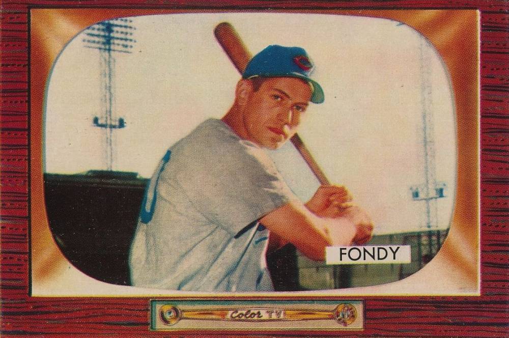 1955 Bowman Dee Fondy #224 Baseball Card