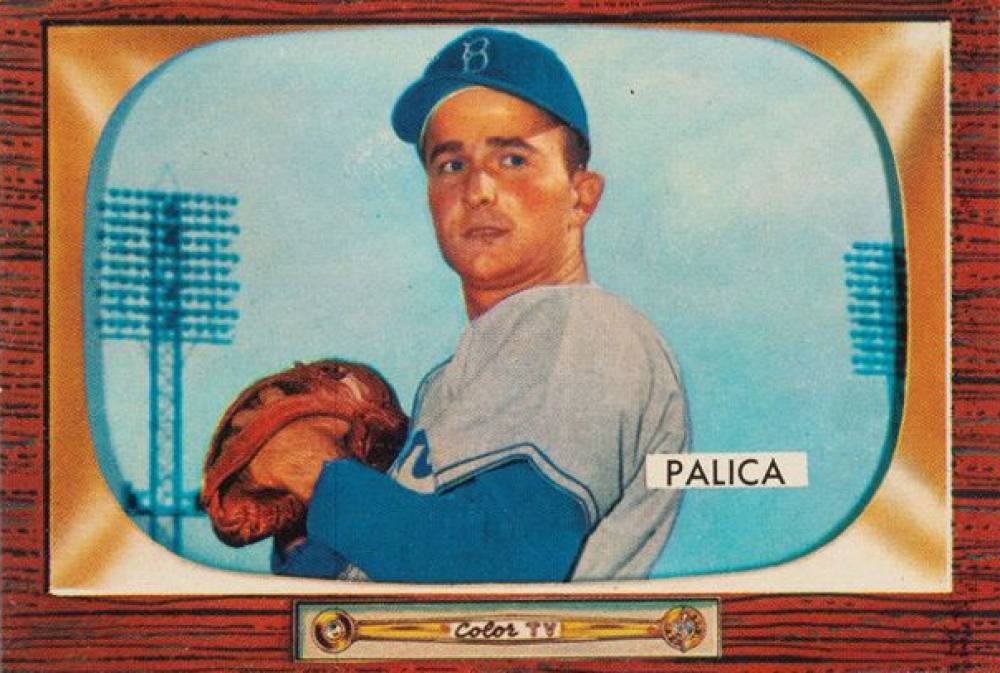 1955 Bowman Erv Palica #195T Baseball Card
