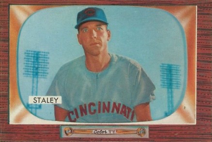 1955 Bowman Gerry Staley #155 Baseball Card