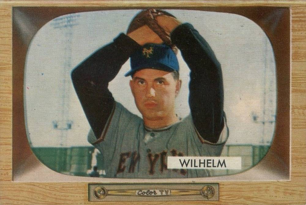 1955 Bowman Hoyt Wilhelm #1 Baseball Card