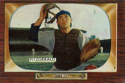 1955 Bowman Ed FitzGerald #208 Baseball Card