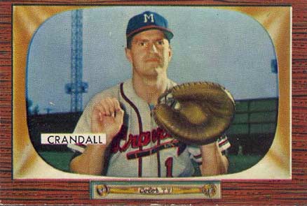 1955 Bowman Del Crandall #217 Baseball Card