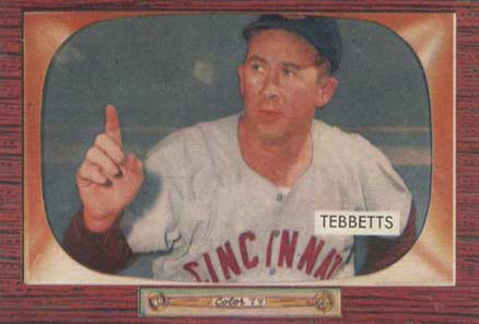 1955 Bowman Birdie Tebbetts #232 Baseball Card