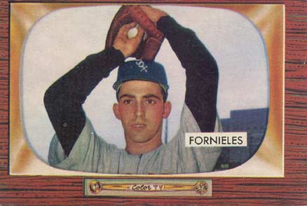 1955 Bowman Mike Fornieles #266 Baseball Card