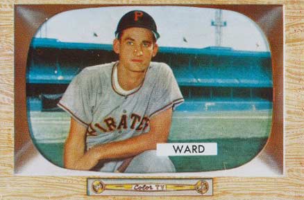 1955 Bowman Preston Ward #27 Baseball Card