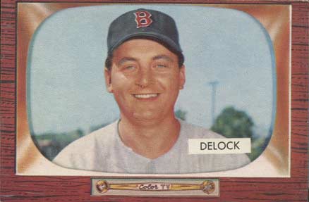 1955 Bowman Ike Delock #276 Baseball Card