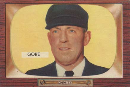 1955 Bowman Art Gore #289 Baseball Card