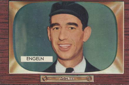 1955 Bowman William Engeln #301 Baseball Card