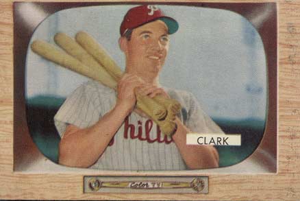 1955 Bowman Mel Clark #41 Baseball Card