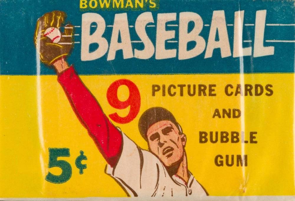 1955 Bowman Wax Pack #WP Baseball Card
