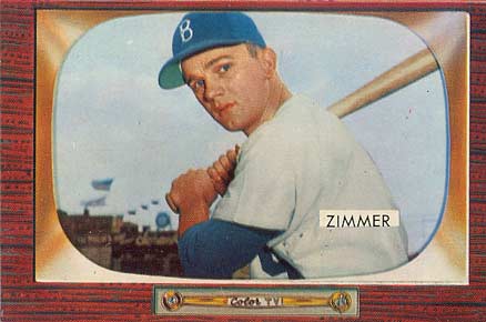 1955 Bowman Don Zimmer #65 Baseball Card