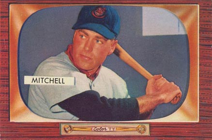 1955 Bowman Dale Mitchell #314 Baseball Card