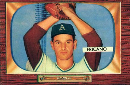 1955 Bowman Marion Fricano #316 Baseball Card