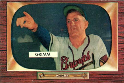1955 Bowman Charlie Grimm #298 Baseball Card