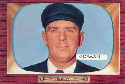 1955 Bowman Thomas D. Gorman #293 Baseball Card