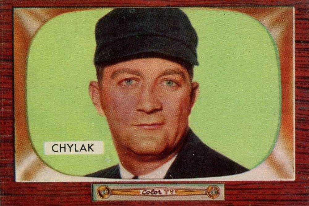 1955 Bowman Nestor Chylak #283 Baseball Card
