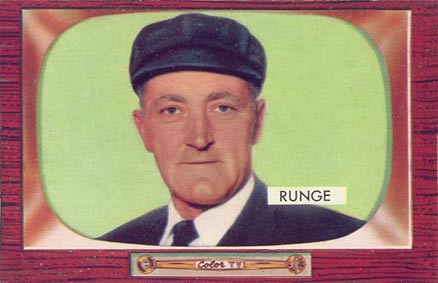 1955 Bowman Ed Runge #277 Baseball Card