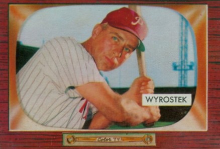 1955 Bowman Johnny Wyrostek #237 Baseball Card
