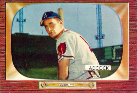 1955 Bowman Joe Adcock #218 Baseball Card