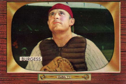 1955 Bowman Smoky Burgess #209 Baseball Card